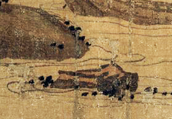 南宋 马远《春雨富士图卷》打破传统山水构图方式 “马一角”