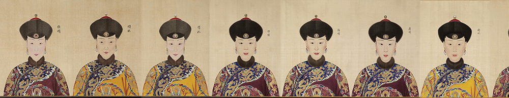 清 郎世宁 《乾隆嫔妃肖像》中西绘画风格的融合 真实画像