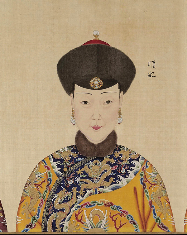 清 郎世宁 《乾隆嫔妃肖像》中西绘画风格的融合 真实画像