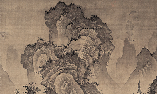 中国古代国画经典之一:明 李在 《山庄高逸图》“其人物笔致苍古,八面生动,开闽派之先”