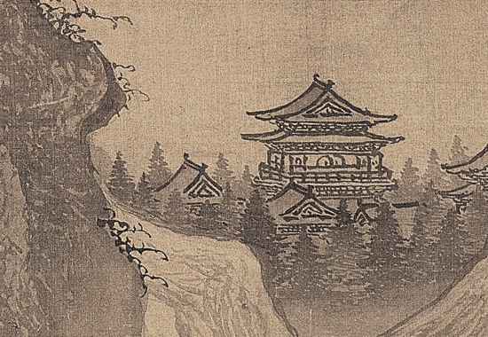 中国古代国画经典之一:明 李在 《山庄高逸图》“其人物笔致苍古,八面生动,开闽派之先”