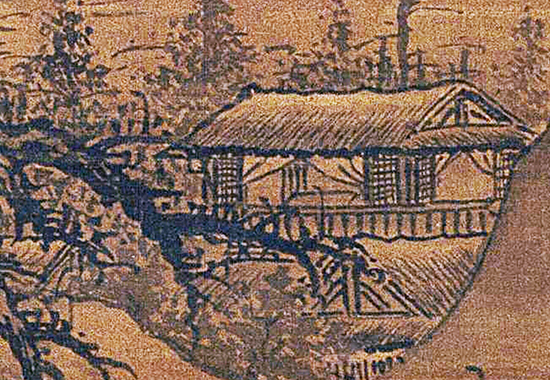 明 李在 《阔渚遥峰图轴》“闽派” 开山鼻祖