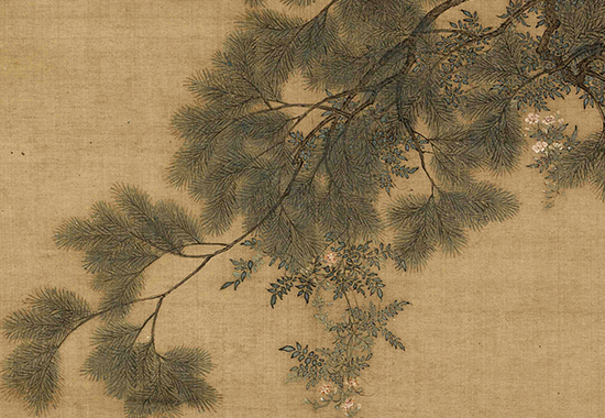 中国古代绘画经典之作:宋 赵佶《听琴图》简洁高雅宁静专注 超脱尘世氛围