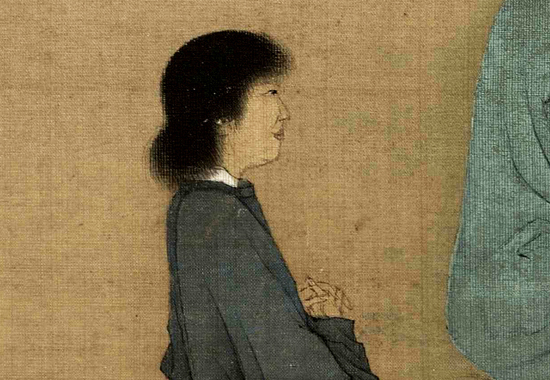 中国古代绘画经典之作:宋 赵佶《听琴图》简洁高雅宁静专注 超脱尘世氛围