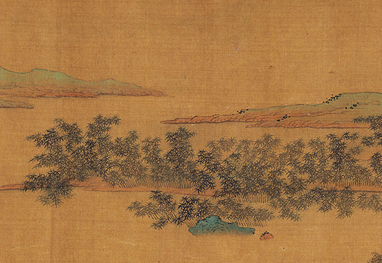 宋 刘松年款 《青绿山水长卷》 “南宋四大家”之一