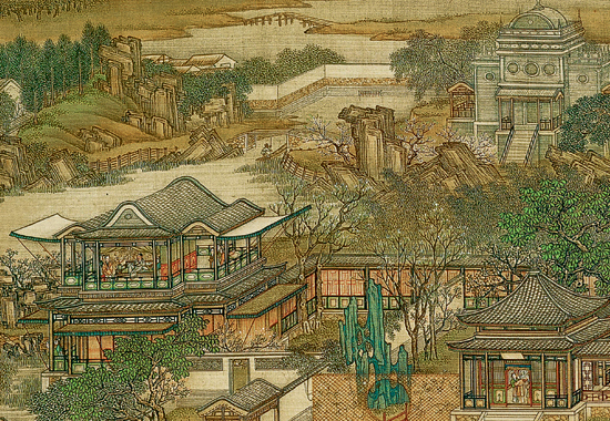中国绘画史上经典之作:清院本《清明上河图》