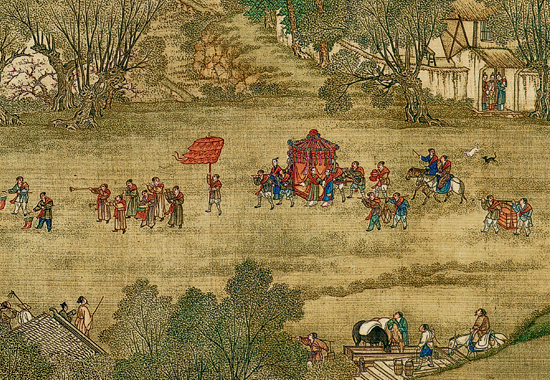 中国绘画史上经典之作:清院本《清明上河图》