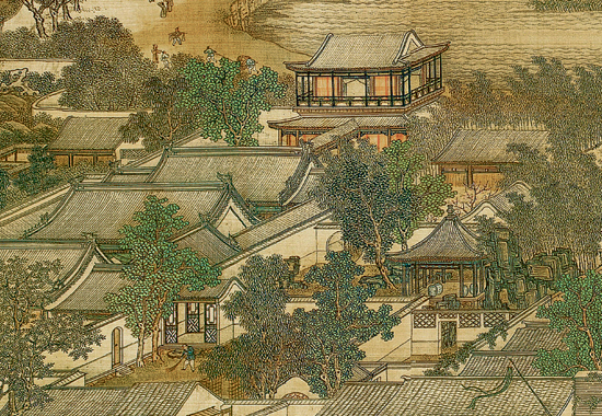 中国绘画史上经典之作:清院本《清明上河图》