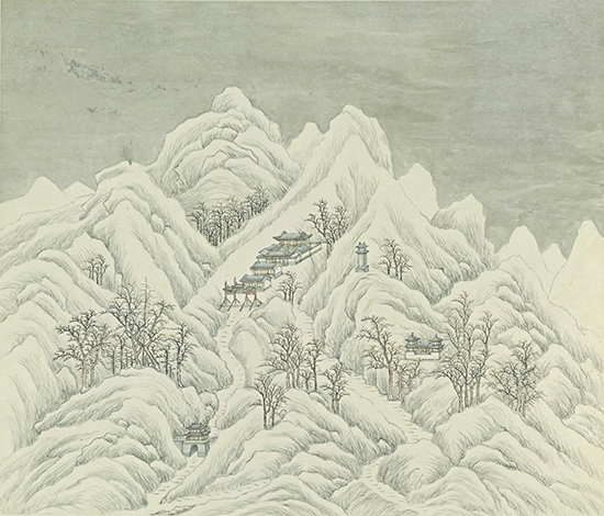 清 张若澄 《燕山八景图》北京故宫