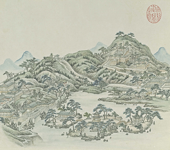 清 张若澄 《燕山八景图》北京故宫
