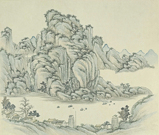 清 张若澄 《燕山八景图》北京故宫