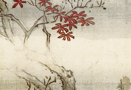 清 禹之鼎《王士祯放鸟图》《王士禛放鹇图》以景衬人、以景喻人