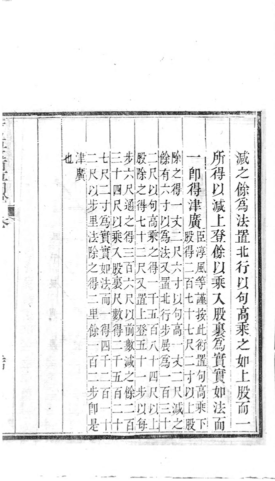 清 李潢《九章算术细草图说》深入阐释中国古代第一部数学专著