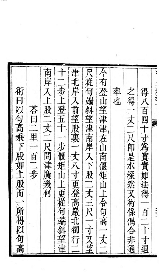 清 李潢《九章算术细草图说》深入阐释中国古代第一部数学专著