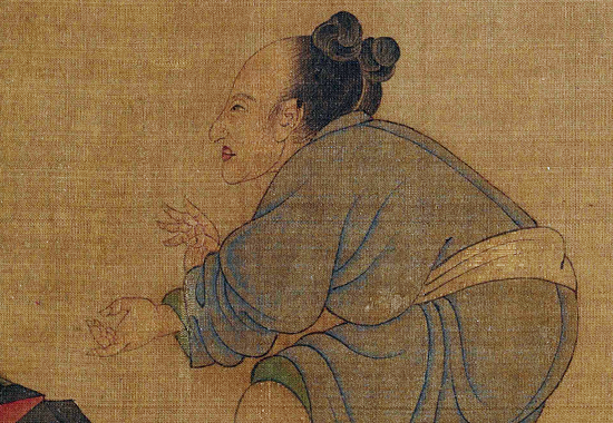 元 任仁发《张果见明皇图》绢本 怀旧寻梦的寄托所在 “八仙” 之一张果老谒见唐明皇