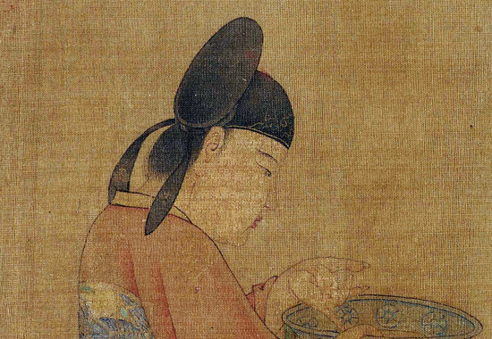 元 任仁发《张果见明皇图》绢本 怀旧寻梦的寄托所在 “八仙” 之一张果老谒见唐明皇