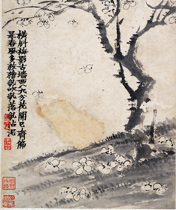 清 金农《墨戏图册》荷花、花卉、瓜果、梅花、兔子等诸多元素
