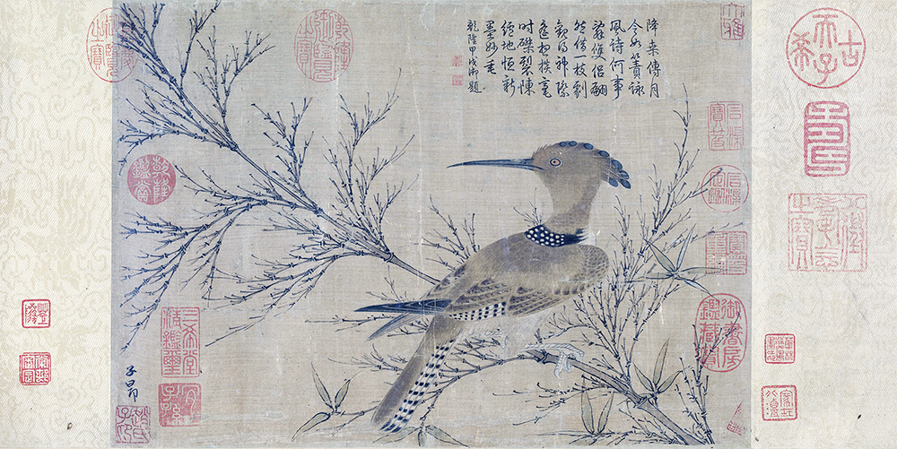 从宋元交替看文人画变革:赵孟頫《幽篁戴胜图》中竹子与戴胜鸟的完美结合竟有如此深意,引人深思