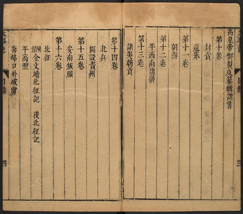 《皇明大事记》明·朱国祯撰.崇祯刻本 明代重要史书