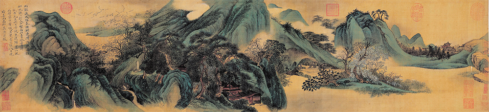 清代山水巅峰之作:《云白山青图卷》的独特魅力