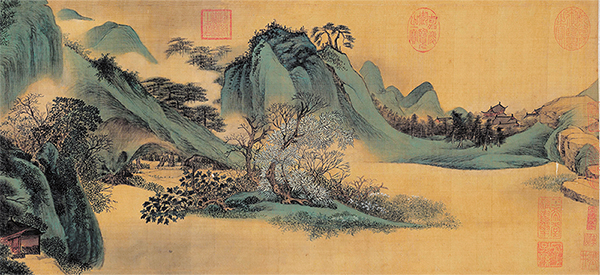 清代山水巅峰之作:《云白山青图卷》的独特魅力