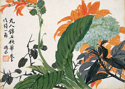 清 赵之谦《花卉图册十开》:金石书画独树一帜,赵之谦如何开创“海上画派”新纪元?