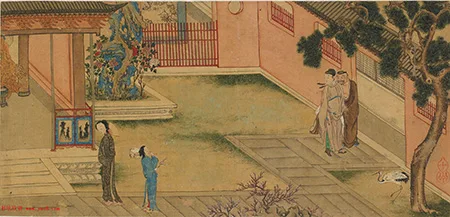 从《莺莺传》到《西厢记》:仇英笔下的爱情传奇的配图12-墨韵书香
