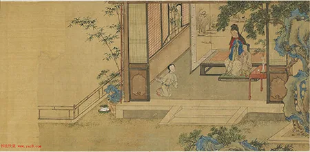 从《莺莺传》到《西厢记》:仇英笔下的爱情传奇的配图15-墨韵书香