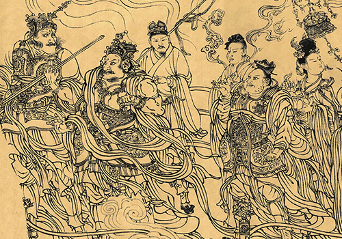 电影《封神榜》中魔家四将造型灵感之源:《八十七神仙卷》的古风韵味