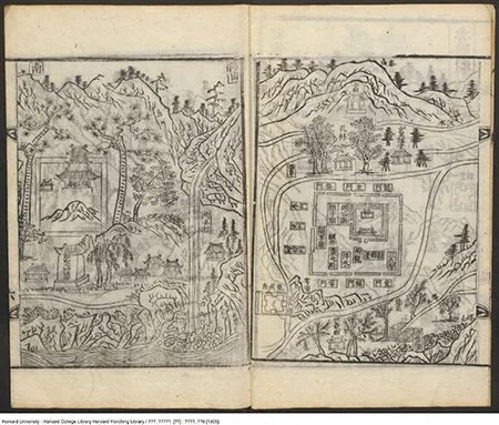 《先聖闕里圖》：郑殷1859年采编，韩国京乡约所出版的儒家文化珍贵遗产的配图7-墨韵书香