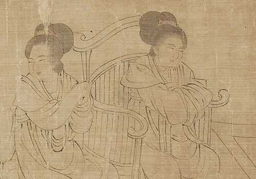 穿越千年,走进周文矩《宫中图》的宫廷生活场景的配图7-墨韵书香