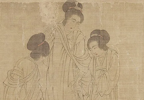 穿越千年,走进周文矩《宫中图》的宫廷生活场景的配图10-墨韵书香