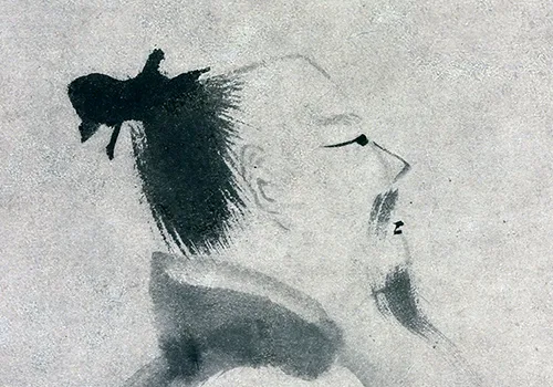 宋・梁楷《李白行吟图》“梁疯子”简洁豪放的人物画欣赏的配图-墨韵书香