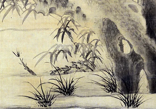 《竹石图》:从元末战火中闯出的丹青传奇的配图-墨韵书香