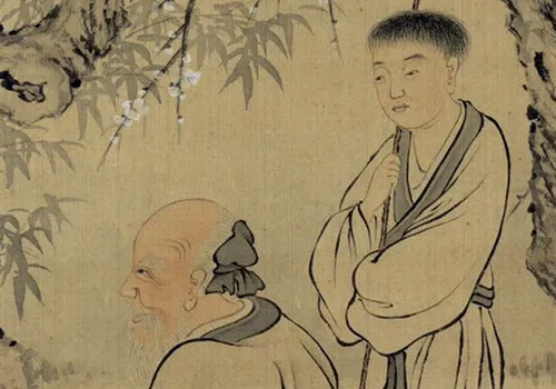 清 徐冈《三星图》清朝这幅画原来在偷偷送祝福的配图2-墨韵书香