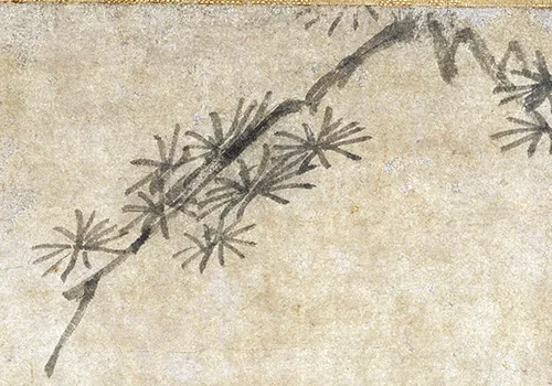 一幅画,两个怪和尚的笑,藏着啥门道?《寒山拾得图》的配图3-墨韵书香
