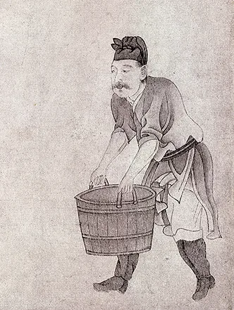 元 赵孟頫《饮马图》纸本 欣赏的配图7-墨韵书香