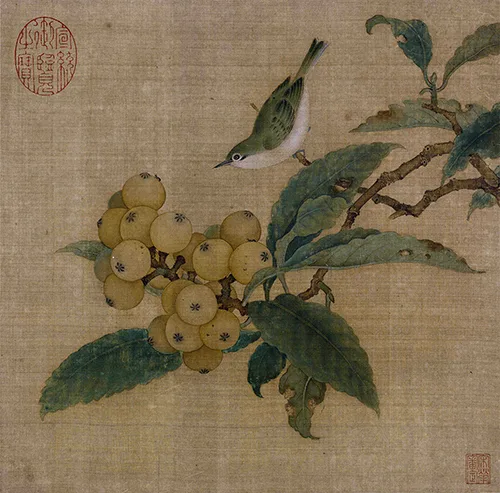 南宋小画里的「枇杷与鸟虫恩怨」：故宫藏画里藏着哪些趣事儿？的配图8-墨韵书香