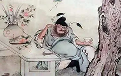唐玄宗梦见大鬼捉小鬼,画家画出 “钟馗” 火遍全国的配图-墨韵书香