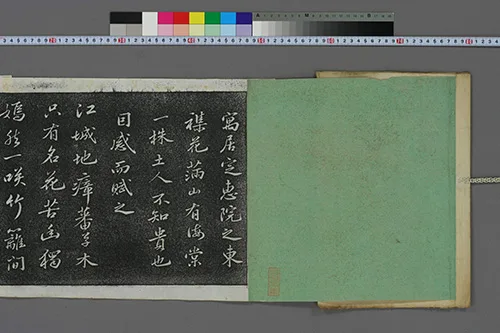 东坡先生的海棠心事:被贬后,我把孤独说给花儿听 《定惠院海棠诗卷》的配图4-墨韵书香