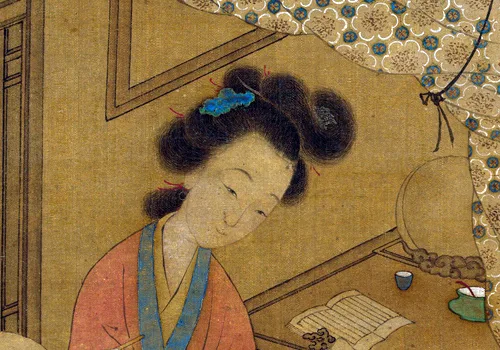 17 岁天才少年画的李香君,让 12 位名家抢着题字,咋这么牛?的配图-墨韵书香