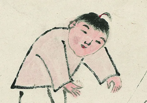 战乱年代的 “天真” 画:齐白石笔下五个玩风筝的小孩,道尽中国人的苦与盼的配图-墨韵书香