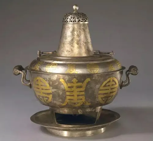 古人吃火锅多奢侈?从战国古董羹到宋朝 “拨霞供”,书画里的涮肉太会了的配图14-墨韵书香