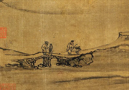 千年古画里的 “秋日私语”:看北宋画家如何用 “蟹爪树枝” 画出深秋孤寂与人生哲思的配图3-墨韵书香