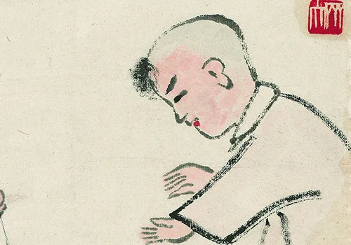 战乱年代的 “天真” 画:齐白石笔下五个玩风筝的小孩,道尽中国人的苦与盼的配图4-墨韵书香