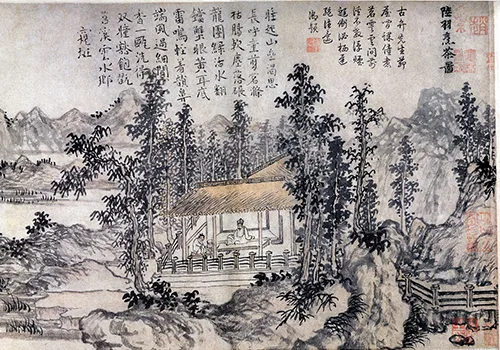 从弃婴到茶界大佬:陆羽的逆袭人生,全在这幅画里的配图7-墨韵书香