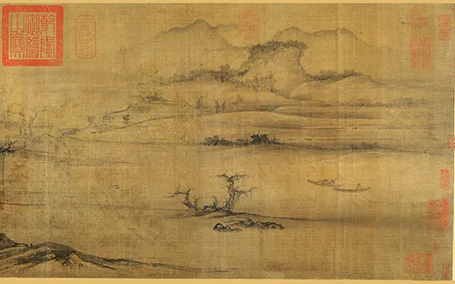 千年古画里的 “秋日私语”:看北宋画家如何用 “蟹爪树枝” 画出深秋孤寂与人生哲思的配图7-墨韵书香