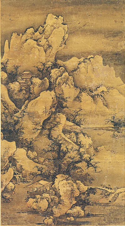 《雪山行旅图》：元代冷门大师笔下的风雪千年的配图8-墨韵书香