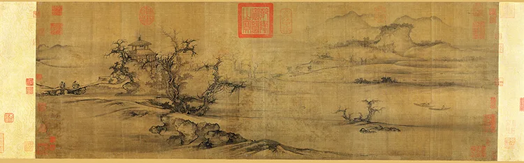 千年古画里的 “秋日私语”:看北宋画家如何用 “蟹爪树枝” 画出深秋孤寂与人生哲思的配图8-墨韵书香