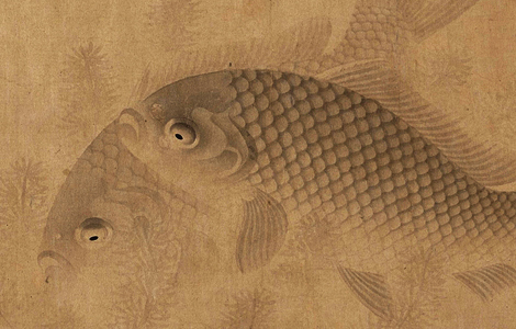 元 周东卿 鱼乐图卷纸本32.1x1122 元 周东卿 鱼乐图卷纸本32.1x1122